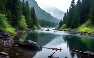 暴雨中的秘境，探寻雨滴里的故事与风景