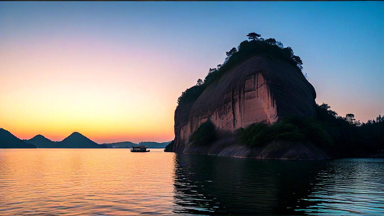 龟峰湖之韵，自然的巧夺天工与心灵的栖息地-第2张图片-广西旅游攻略网