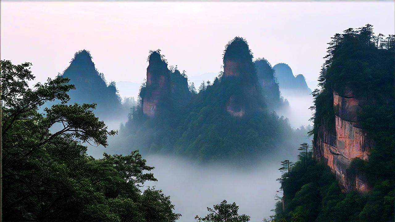 探秘湖南张家界，一幅流动的山水油画-第2张图片-广西旅游攻略网