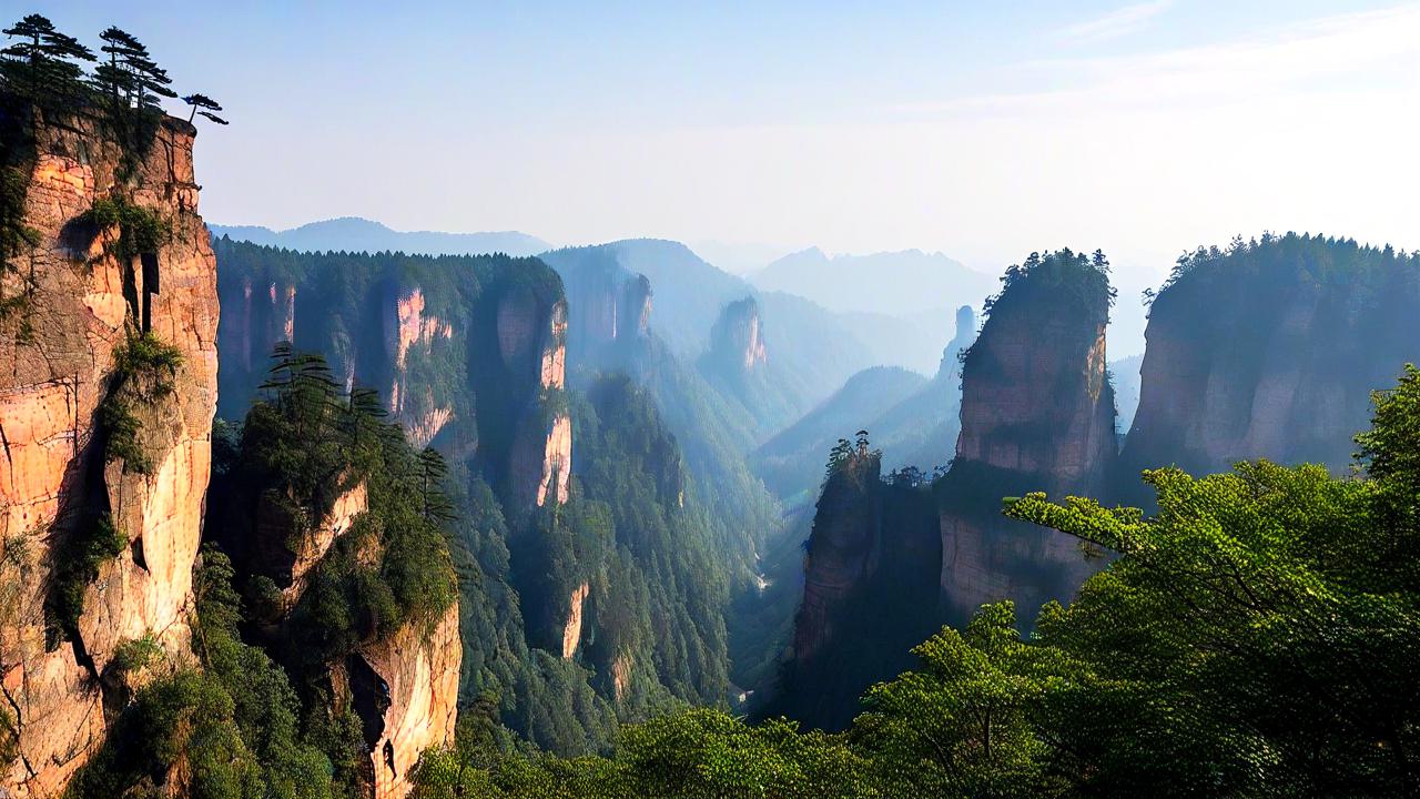 探秘湖南张家界，一幅流动的山水油画-第3张图片-广西旅游攻略网