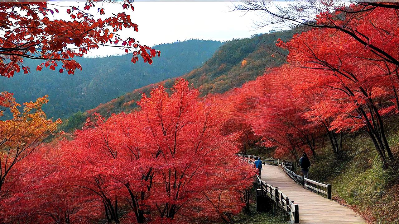 四川枫叶景点，红叶谷中遇浪漫，诗意漫步寻秋意-第3张图片-广西旅游攻略网