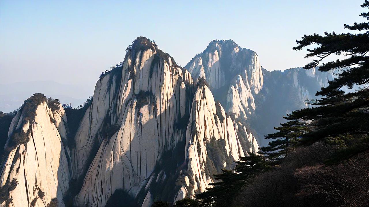 华山的轮廓，历史的指纹-第2张图片-广西旅游攻略网