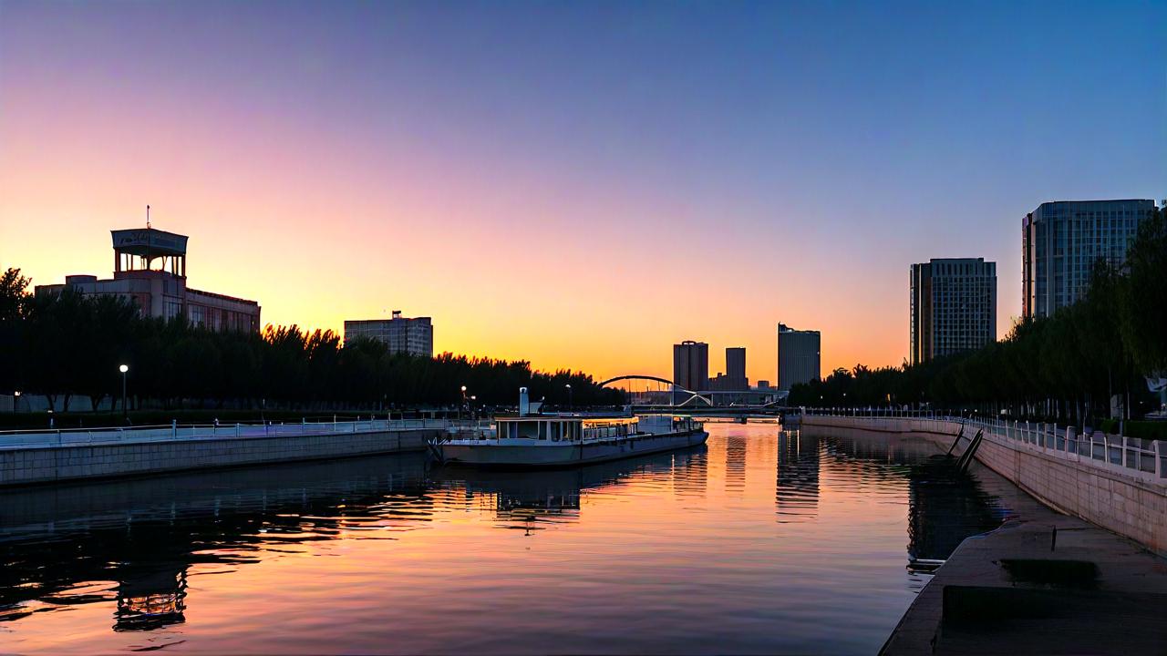 海河边的余晖，时光的倒影-第3张图片-广西旅游攻略网