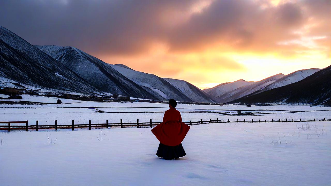 康定情歌，风雪中的绝美画卷-第1张图片-广西旅游攻略网